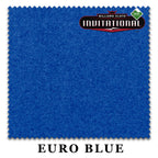 10 ft Championship Invitational Teflon® Euro Blue Pool Table Cloth with 6 Pre-Cut Rails