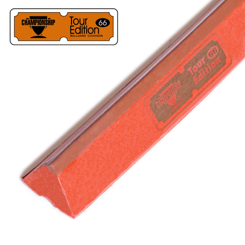 Championship Tour Edition K66 Pool Table Rail Rubber 47”, Set of 6