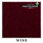 10 ft Championship Invitational Teflon® Wine Pool Table Cloth with 6 Pre-Cut Rails