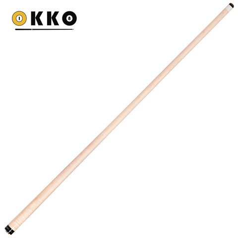 OKKO Maple Shaft for Pool Cues, 5/16"-18 Piloted Joint, Silver Ring
