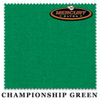 10 ft Championship Mercury Ultra™ Backed Championship Green Pool Table Cloth with 6 Pre-Cut Rails
