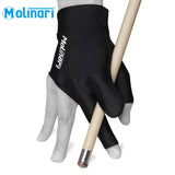 Molinari Billiard Glove for Right Hand Black XL