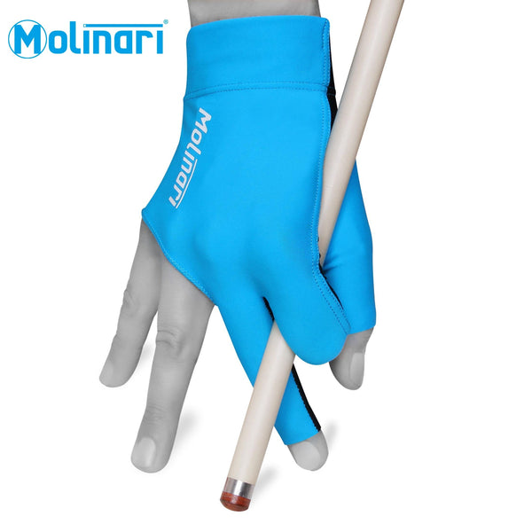 Molinari Billiard Glove for Right Hand Cyan S