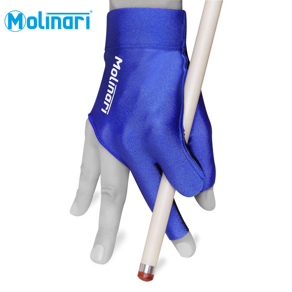 Molinari Billiard Glove for Right Hand Royal Blue L