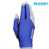 Molinari Billiard Glove for Right Hand Royal Blue XL