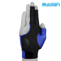 Molinari Billiard Glove for Right Hand Royal Blue XL