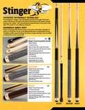 McDermott Stinger NG05 Break/Jump Pool Cue FREE Soft Case