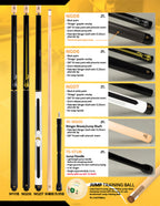McDermott Stinger NG08 Break/Jump Pool Cue FREE Hard Case