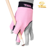 Tiger-X Pro Billiard Glove for Left Hand Pink L