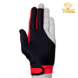 Tiger Pro Billiard Glove for Left Hand Red XL