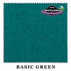 10 ft Championship Saturn II Teflon® Basic Green Pool Table Cloth with 6 Pre-Cut Rails