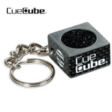 Cue Cube Nickel Radius (.418") Silver Color w/Key Chain, Eight Ball Counter Display (12 pcs)