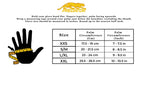 Predator Billiard Glove for Left Hand Black w/Yellow Logo XXS