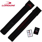 Longoni Black Mamba II Leather Strips Pool Cue w/S30 Shaft