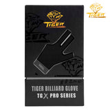 Tiger-X Pro Billiard Glove for Left Hand Black S
