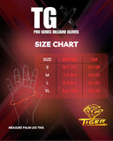 Tiger-X Pro Billiard Glove for Left Hand Red L