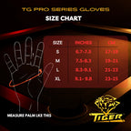 Tiger Pro Billiard Glove for Left Hand Black M