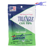 Triangle Cue Tip Ø13mm 50 pcs 1 package