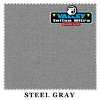 10 ft Championship Valley Teflon® Ultra Steel Gray Pool Table Cloth with 6 Pre-Cut Rails