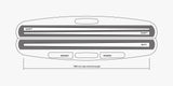 Longoni Compact ABS Hard Cue Case 1 x 2