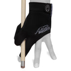 Predator Billiard Glove for Left Hand Black w/Grey Logo L/XL