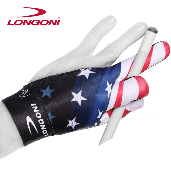 Longoni Billiard Glove Flag 3 for Left Hand