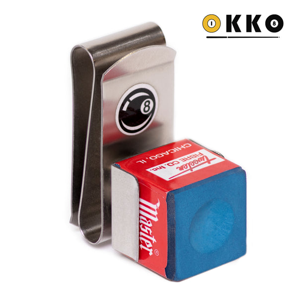 OKKO Metal Magnetic Billiard Chalk Holder w/Chalk