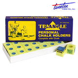Triangle Personal Chalk Holder 24 pcs