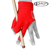 Kamui Billiard Glove QuickDry for Left Hand Red L