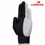 Longoni Billiard Glove for Left Hand Black