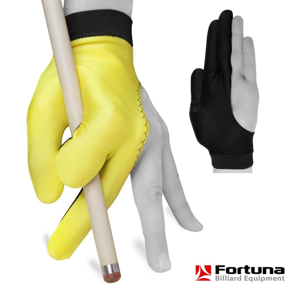 Fortuna Billiard Glove Classic Yellow/Black M/L