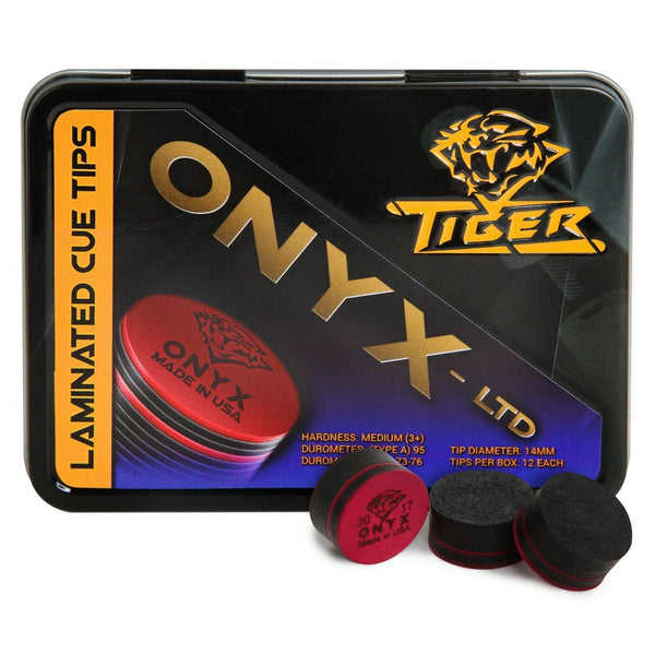 Tiger Onyx - LTD Cue Tip Ø13mm Medium 1 pc