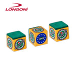 Longoni NIR Super Professional Billiard Chalk Green 3 pcs