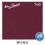 7 ft Simonis 760 Wine Pool Table Cloth with 6 Pre-Cut Rails