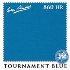 7 ft Simonis 860HR Tournament Blue™ Pool Table Cloth with 6 Pre-Cut Rails