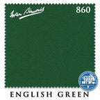7 ft Simonis 860 English Green Pool Table Cloth with 6 Pre-Cut Rails
