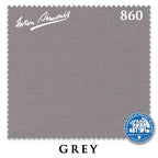 7 ft Simonis 860 Grey Pool Table Cloth with 6 Pre-Cut Rails