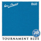 7 ft Simonis 860 Tournament Blue™ Pool Table Cloth with 6 Pre-Cut Rails