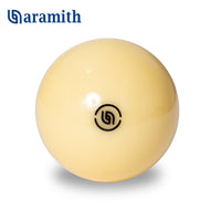 Aramith Tournament Pool Cue Ball 2 1/4" with Black Logo