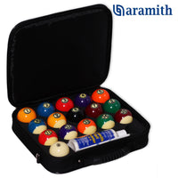 Aramith Tournament Billiard Pool Ball set 2 1/4" w/Ball Case