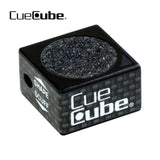 Cue Cube Tip Tool 2 in 1 Black and Shaft Slicker Combo