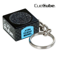 Cue Cube Tip Tool 2 in 1 w/keychain Black