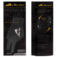 Mezz Premium Billiard Glove Black XS