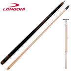 Longoni Niels Feijen Flames Pool Cue w/S2 Shaft