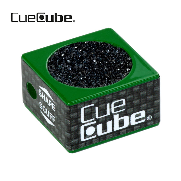 Cue Cube Tip Tool 2 in 1 Nickel Radius (.418") Green