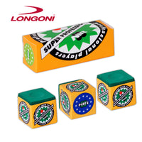Longoni NIR Super Professional Billiard Chalk Green 75 pcs 1 case