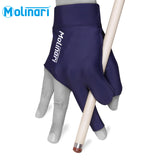 Molinari Billiard Glove for Right Hand Navy Blue Regular