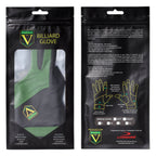 Vaula Pro Billiard Glove for Left Hand Green M