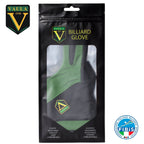 Vaula Pro Billiard Glove for Right Hand Green M