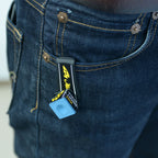 Mezz Magnetic Chalk Holder Black/Yellow Logo